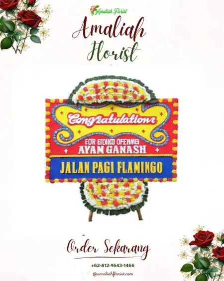 Sewa Papan Bunga Pandak
